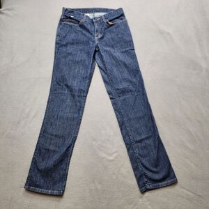 CARHARTT Flame Resistant Jeans FR Women's Dark Rugged Jeans Size 8 Tall